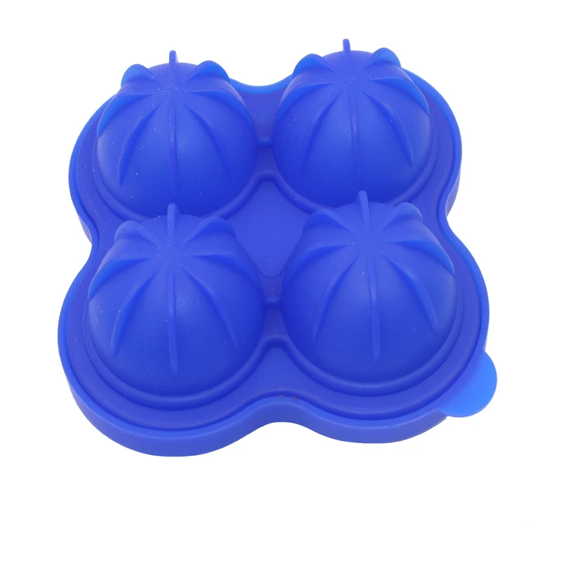 

1 Piece 4 Grid Round Creative Silicone Ice Cube Mold Home Ice Making Mold Chocolate Ice Cream Mold Tray Ice Cube Cake Decoration