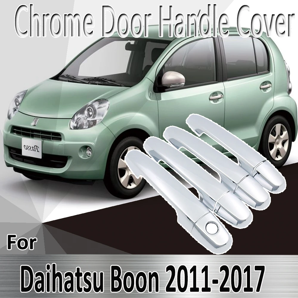 Для Daihatsu Boon 2011 ~ 2017 2012 2013 2014 2015 Стильные наклейки украшения хромированная Дверная