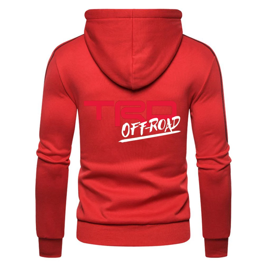

Unisex Men TOYOTA Trd Car Logo Zipper Comtable Hoodies Fitness Sweatshirts Solid Color Style Sportswear Casual Coats