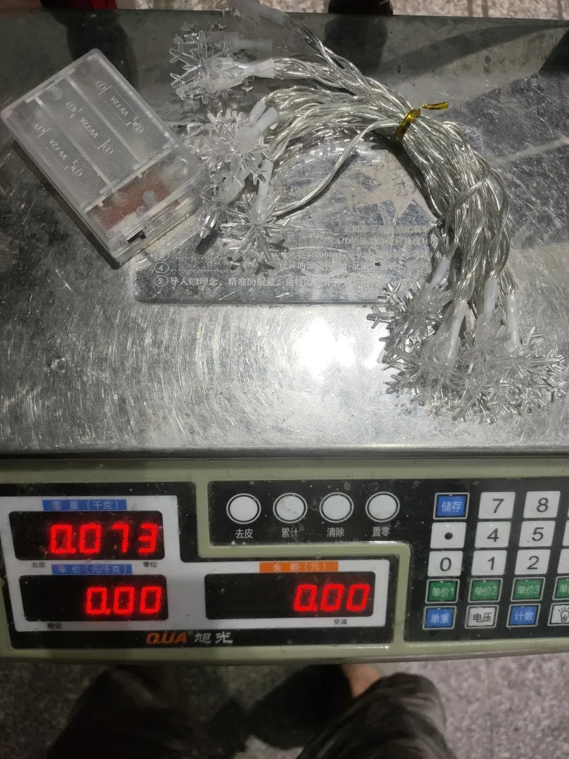 Рождественская гирлянда в виде снежинок 3 м 20 светодиодов украшения для зимней