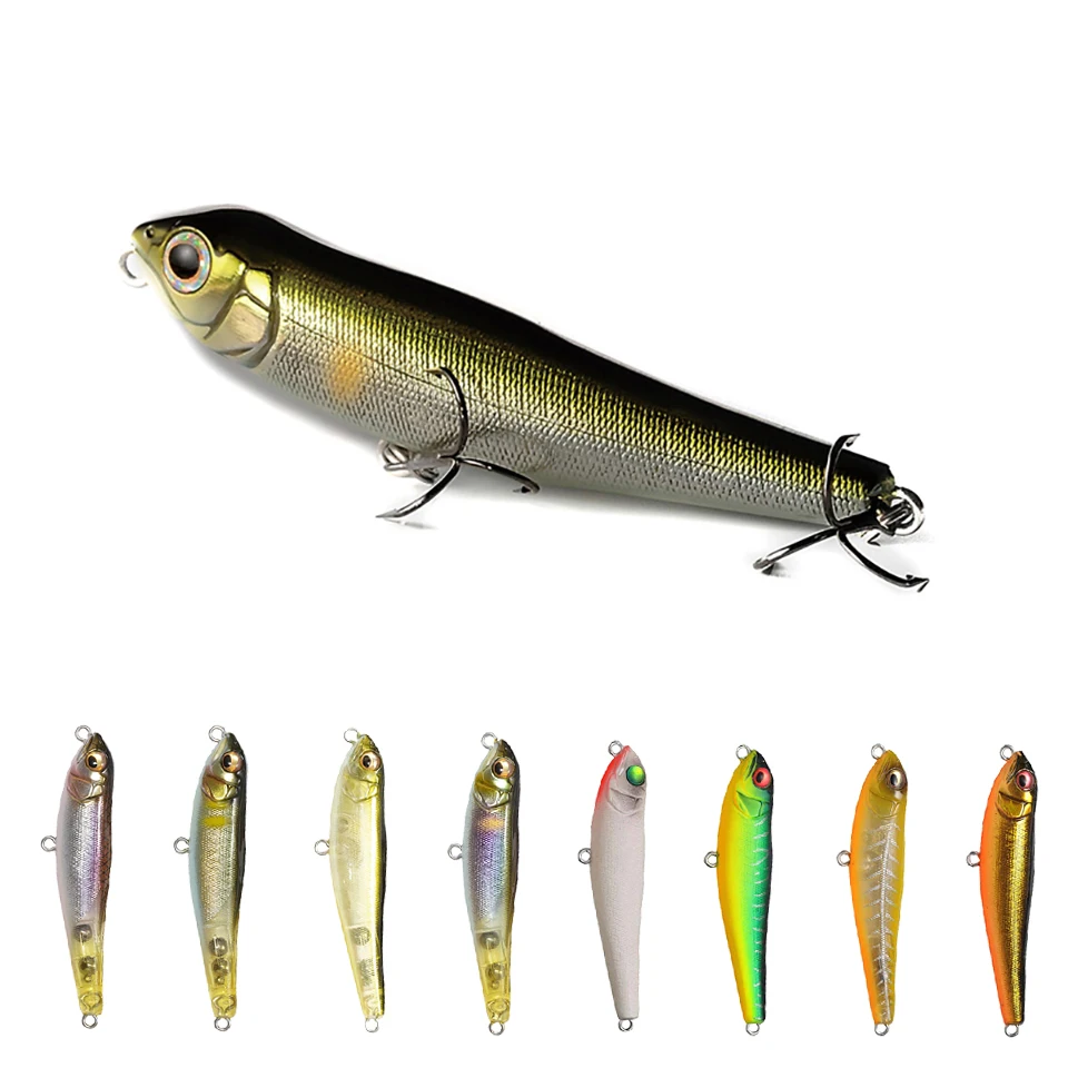 

1 шт. 71 мм 7 г на открытом воздухе Рыбалка инструмент кресло-качалка в море, искусственные Имитационные приманка-карандаш специальные жестки...