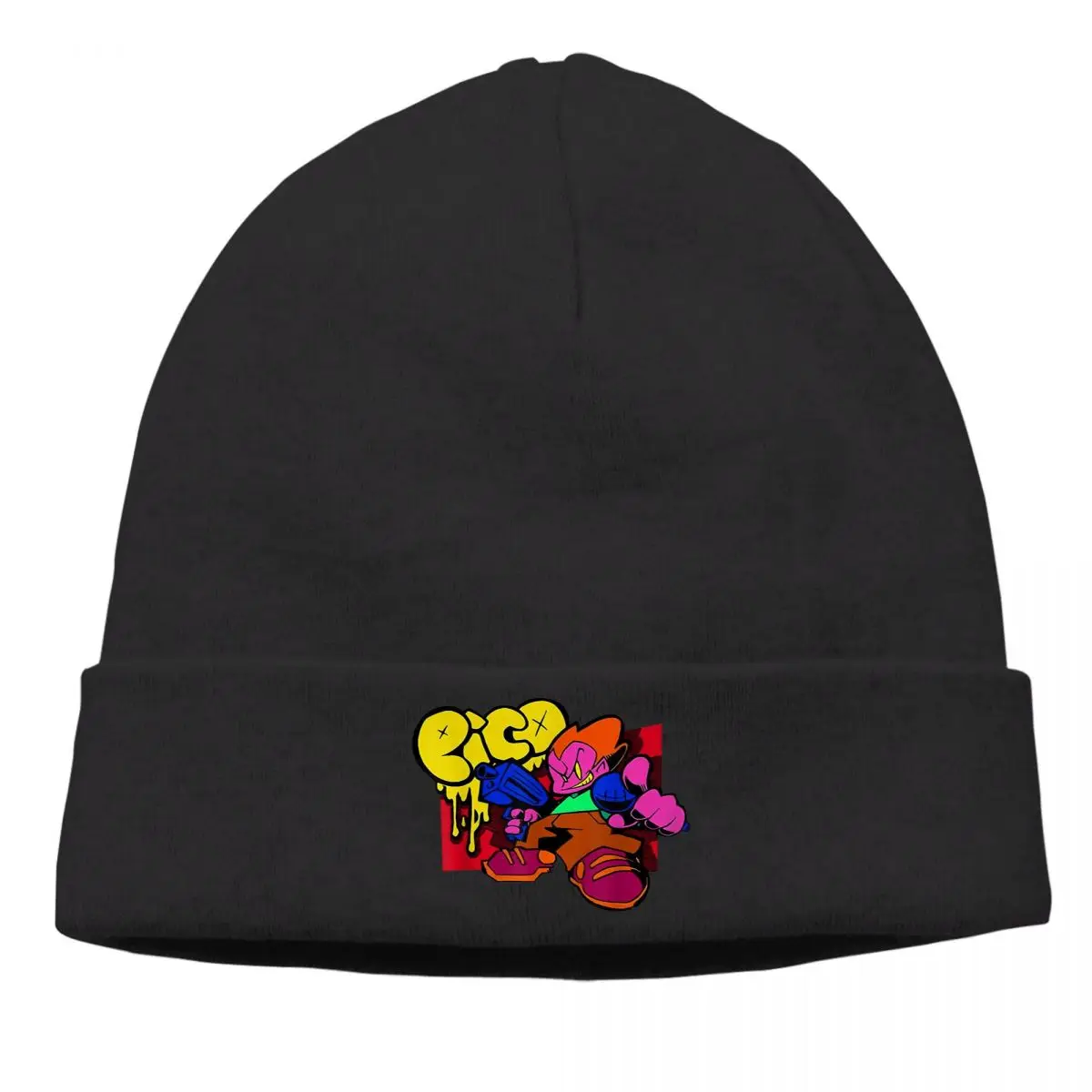 

Bonnet Friday Night Funkin Daddy Dearest Rhythm Game Cycling Knit Hat Pico Winter Warm Design Skullies Beanies Caps