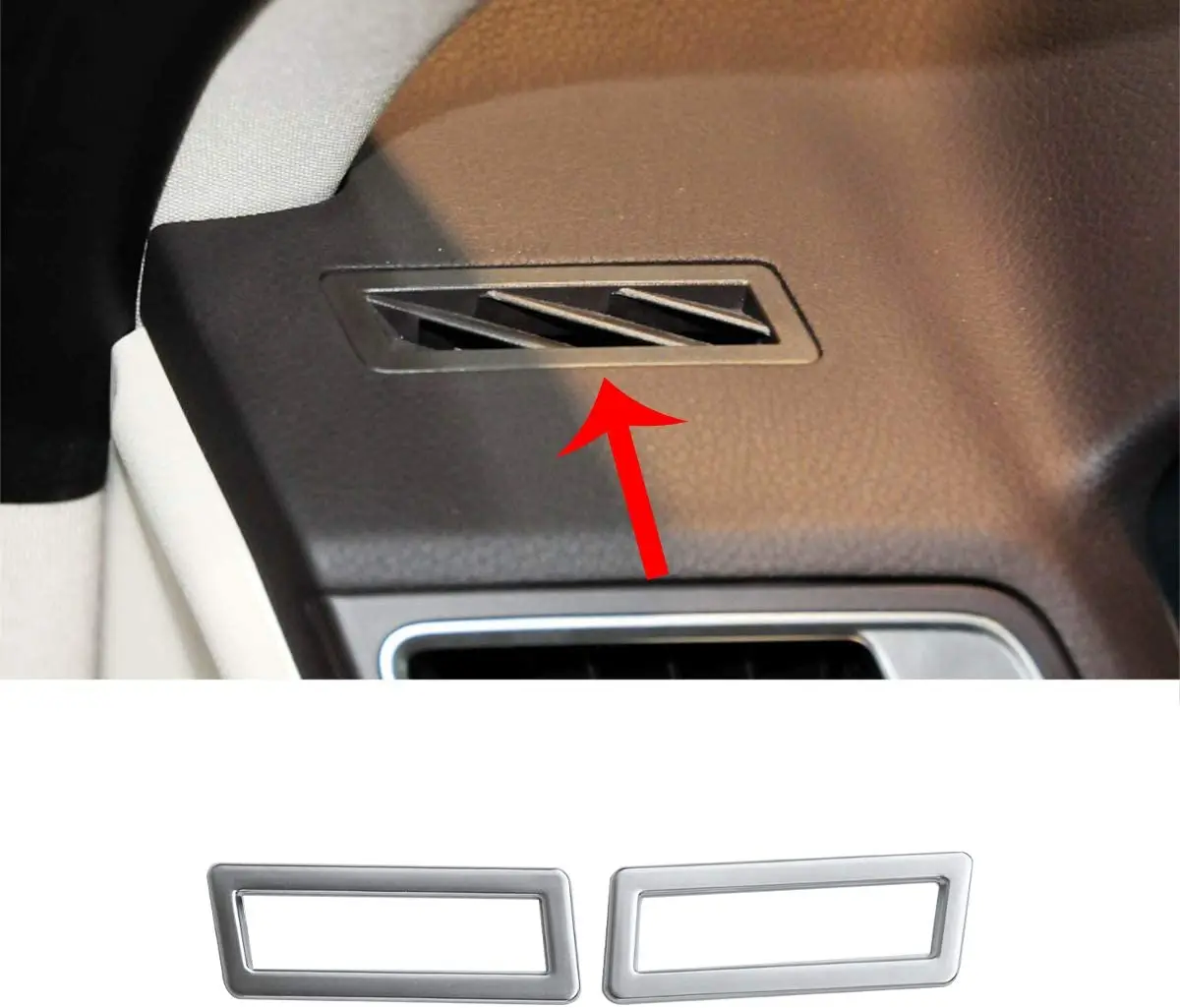 

Dashboard Air Vent Outlet Trim For Mercedes Benz E Class Coupe W207 C207 2009-2017