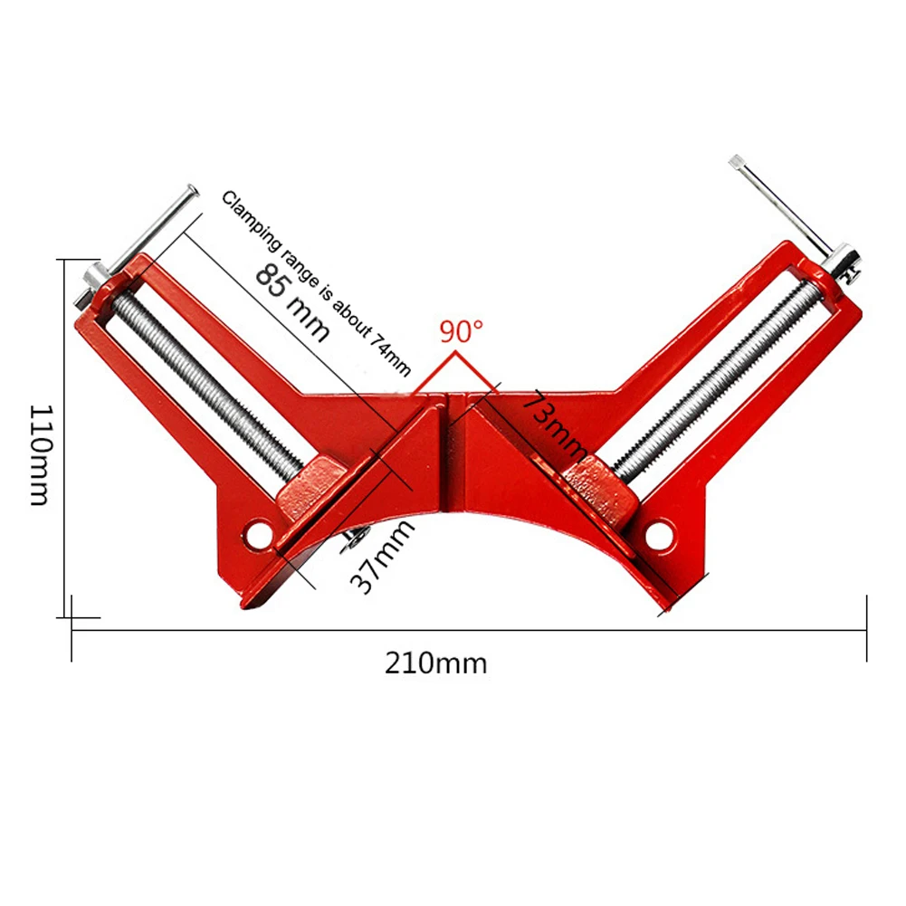 Multifunction 90 Degree Right Angle Clamp Corner Clamps Quick Fixed Fish Tank Glass Wood Picture Frame Woodwork DIY Corner Clamp