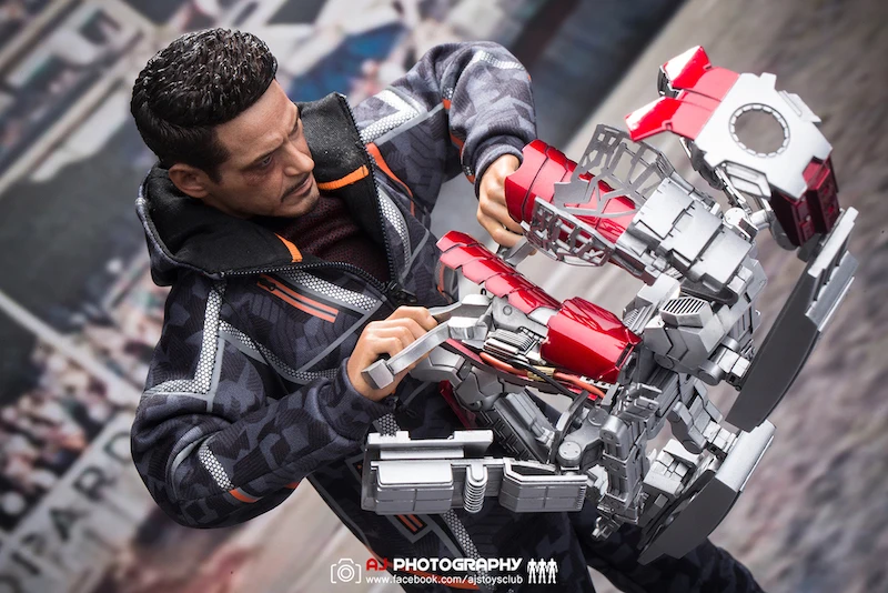 TYStoys 1/6, Мстители, Железный человек, сцена, аксессуар, чемодан, броня, MK5, шарнир, Movabe, фигурка, модель, набор