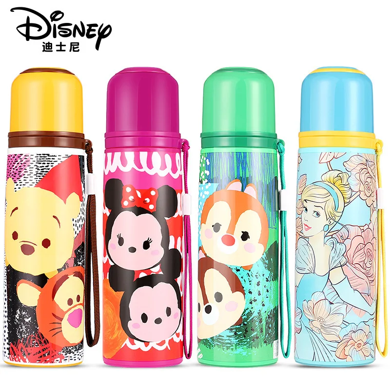 

Оригинальный детский термос Disney, портативная чашка для воды для учеников начальной школы, простой чайник из нержавеющей стали 3133
