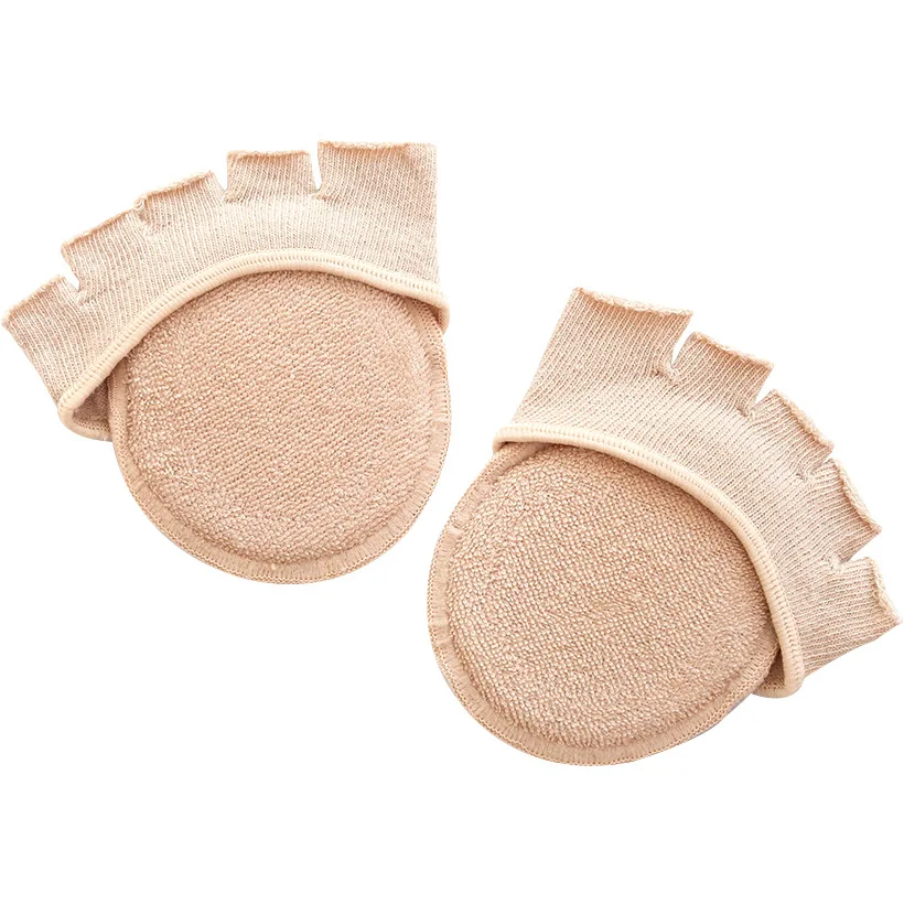 1 пара мягкие противоскользящие хлопковые носки с открытым носком | Красота и