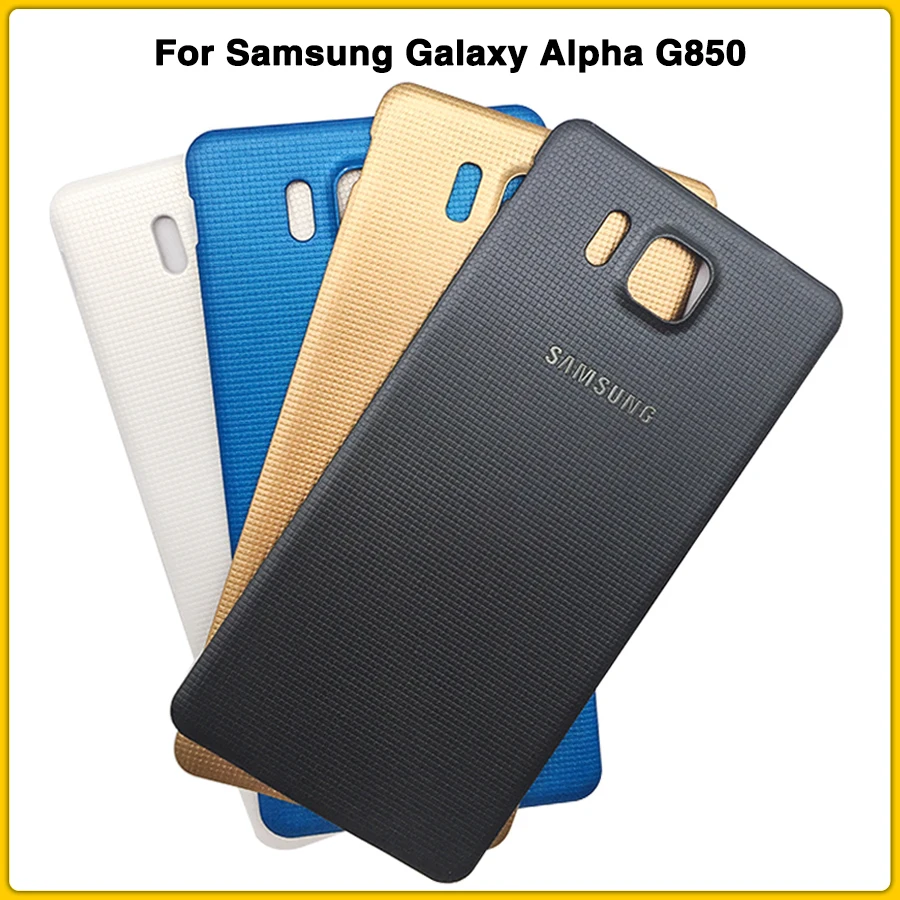 Новый G850 задний Чехол для samsung Galaxy Alpha SM G850F G850A задняя крышка батареи Чехол|Корпусы