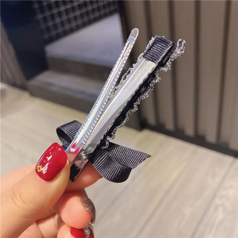 

Korea Fashion Crystal Shiny Rhinestones Letters Hair Clips Headwear Women Styling Tool Hairgrip Diamond Hair Accessories
