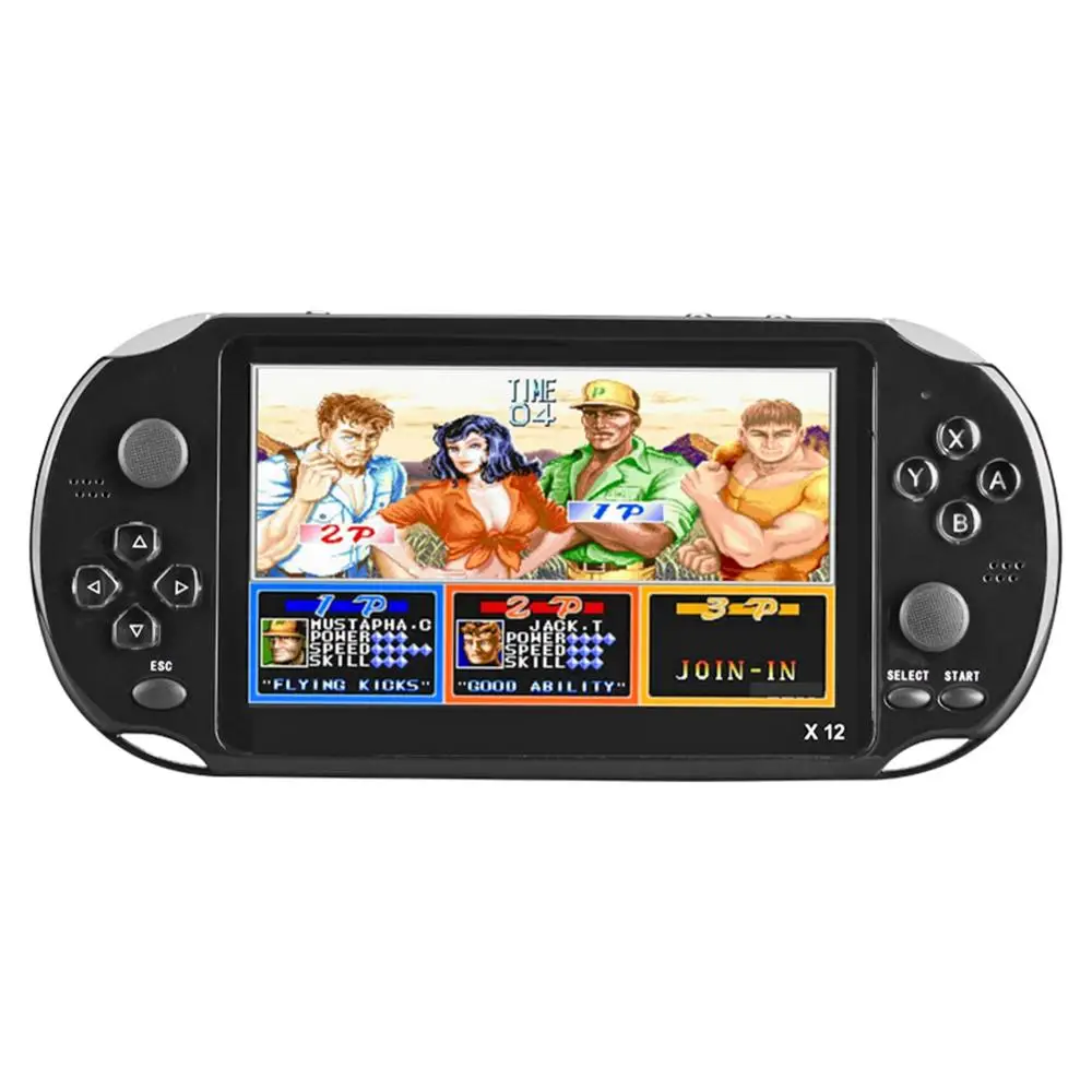 X12 5.1in 8GB A С 3000 игры X16 Ретро видео Игровая приставка 7in Цвет Экран 8/16GB игровой консоли, портативные игровые консоли видео игры для платформ Neogeo аркадная игра - Цвет: X12 5.1in 8GB A