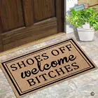 Придверный коврик, коврик для входного пола, Забавный дверной коврик, обувь, добро пожаловать, Придверные коврики, нескользящий коврик