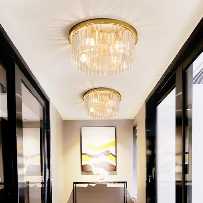 

Modern Crystal Ceiling lights Flush Mount Light for Living Room Dining Room Bedroom Ceiling lamp Hotel Restaurant Decoration