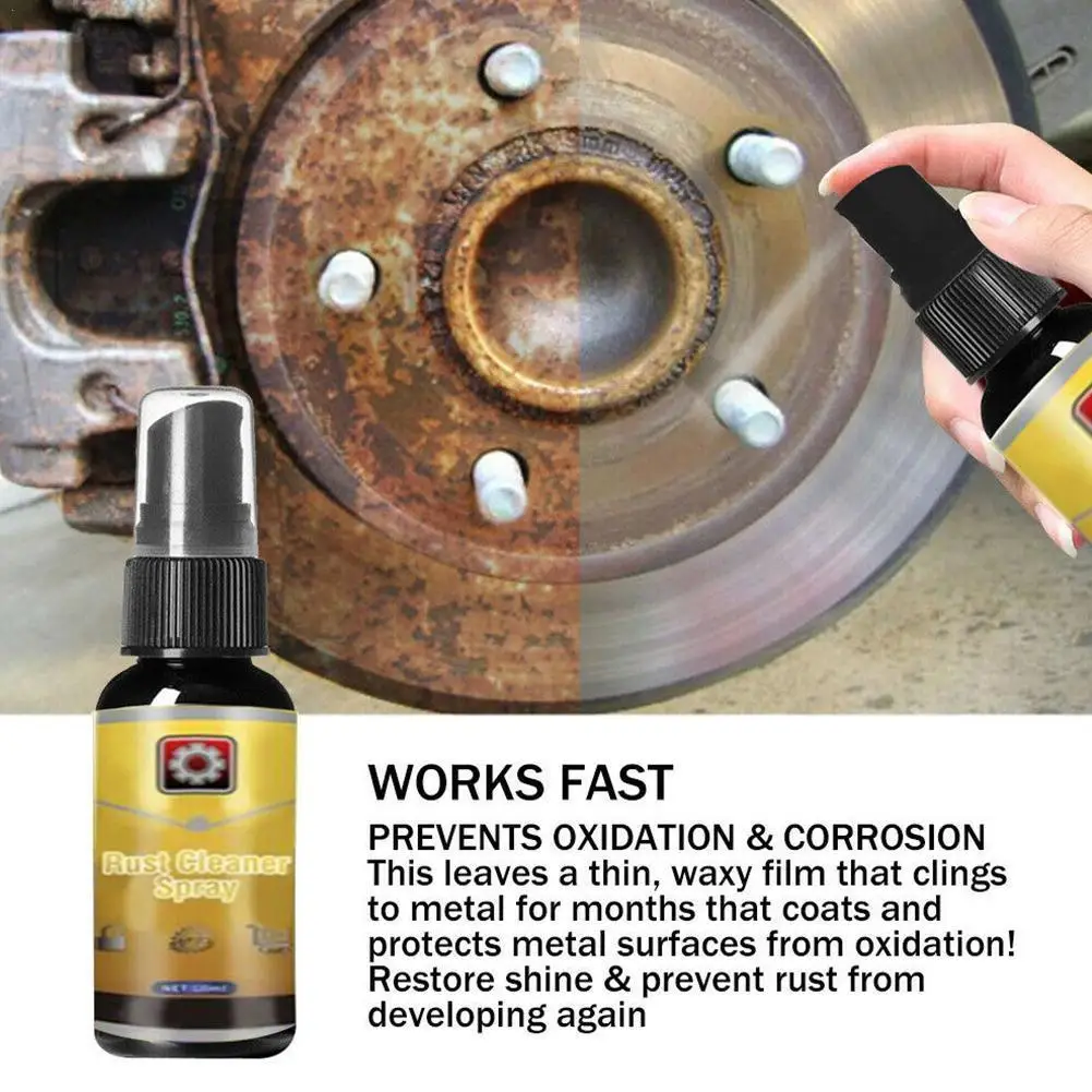 

30ml/120ml Rust Cleaner Spray Derusting Spray Car Maintenance Cleaning Portable