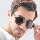 Мужские солнцезащитные очки VEITHDIA, классические винтажные поляризационные солнцезащитные очки с линзами UV400, брендовые дизайнерские очки для вождения, V1306