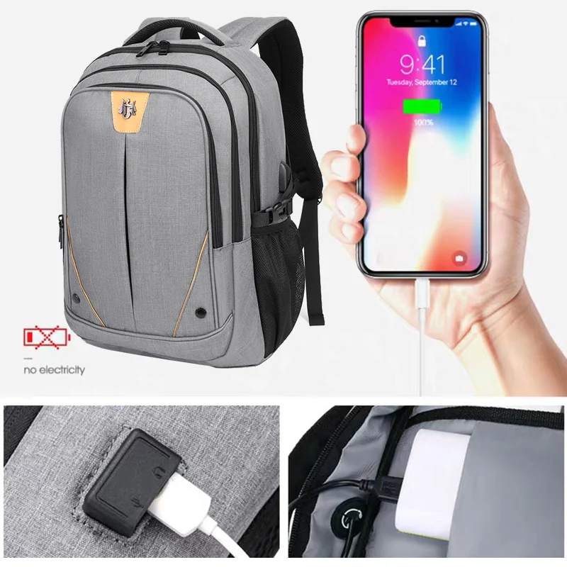 Goloen волк дорожный рюкзак для ноутбука USB зарядка большая емкость Подростковая