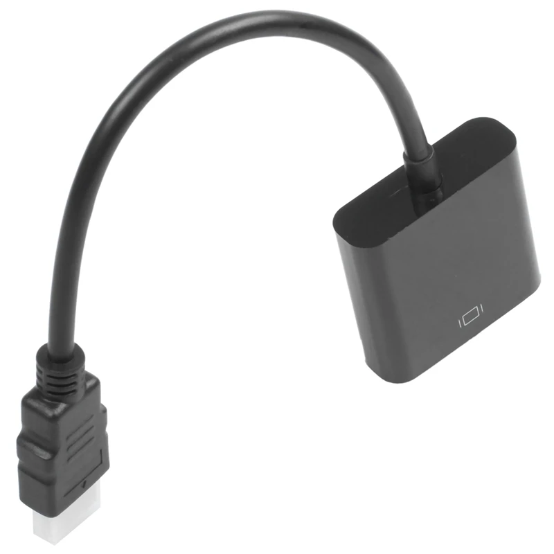 [Обновленная версия] HDMI 1080P к VGA кабель адаптер конвертер для ПК ноутбука без