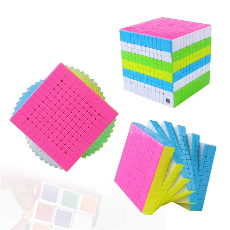 YUXIN Huanglong профессиональный 11*11*11 Stickerless волшебный куб скоростная головоломка 11x11