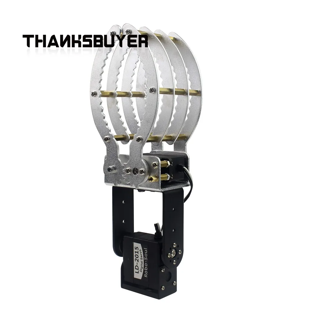 

2 DOF Robot Mechanical Arm Clamp Claw Gripper with 2pcs Digital Servos for Arduino DIY