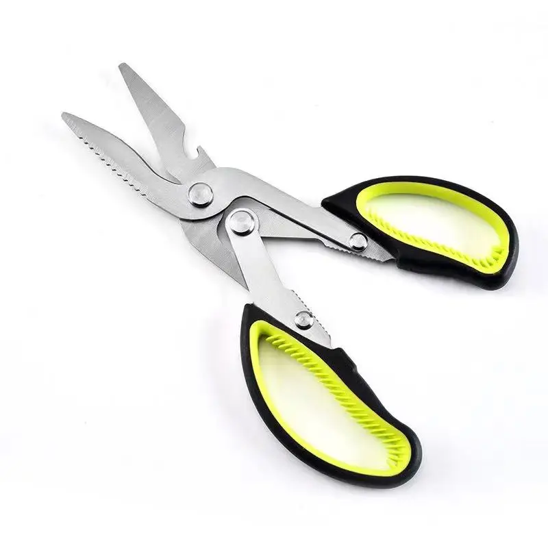 

Powerful Chicken Bone Scissors Stainless Steel Multifunction Kitchen Tool Vegetable Walnut Steak To Kill Fish Household Scissors