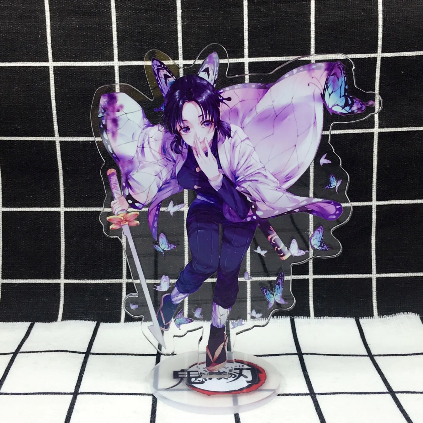 2-6 Аниме демон убийца Kimetsu no Yaiba брелок Kamado Tanjirou Hashibira Inosuke Tomioka Giyuu милый забавный мультфильм акриловый брелок - Цвет: 2-6