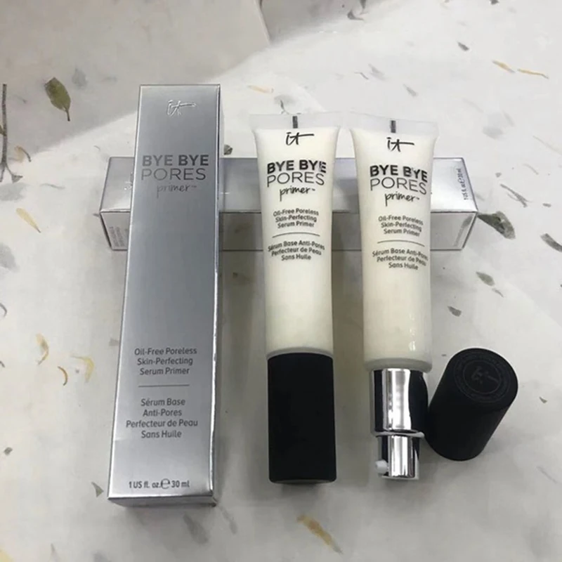 It Cosmetics Makeup Primer Cream Bye Pore Moisturizing Hydration Oil-Control Eyes Skin Brighten Make Up Base Maquillas | Красота и
