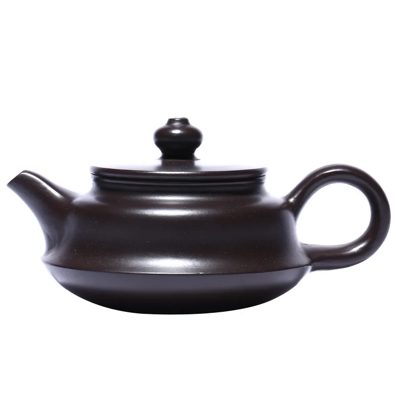 

Origin black clay purple clay teapot handmade curved pot famous teapot kungfu tea set