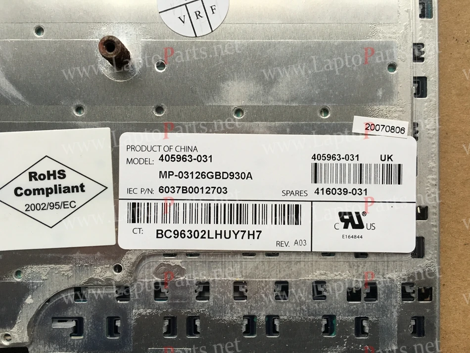 Клавиатура для hp NC6120 NC6210 NC6100 NX6120 NX6115 NX6110 черная клавиатура ноутбука | Компьютеры и