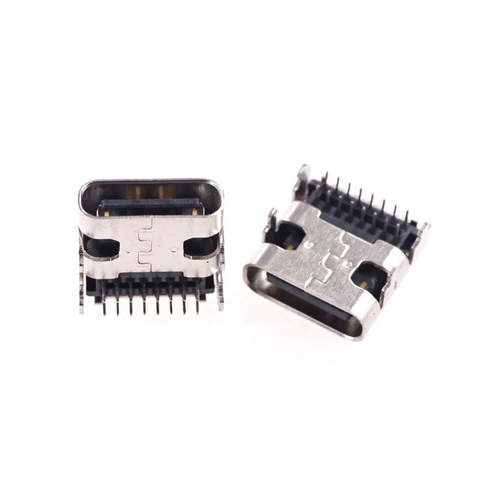 5 шт. USB 3.1 разъем типа C 16 Pin прямоугольные сквозные отверстия PCB розетка гнездо |