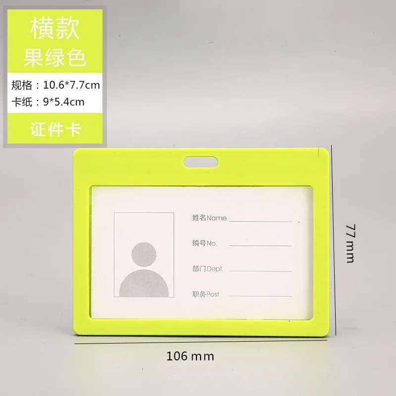 

1PC Plastic Card ID Badge Card Holder for Bank Credit Cards Protector Cardholder ID Card Cover Case Drop Shipping