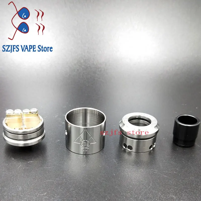 

528 Custom GOON RDA Rebuildable Dripping Atomizer with bf pin Stainless Steel brass 24mm Diameter rda vs Apocalypse rda