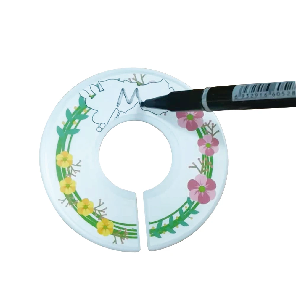 7 штук разделителей для гардероба детской одежды размер дивайдер комплект на заказ с индивидуальной печатью OEM.