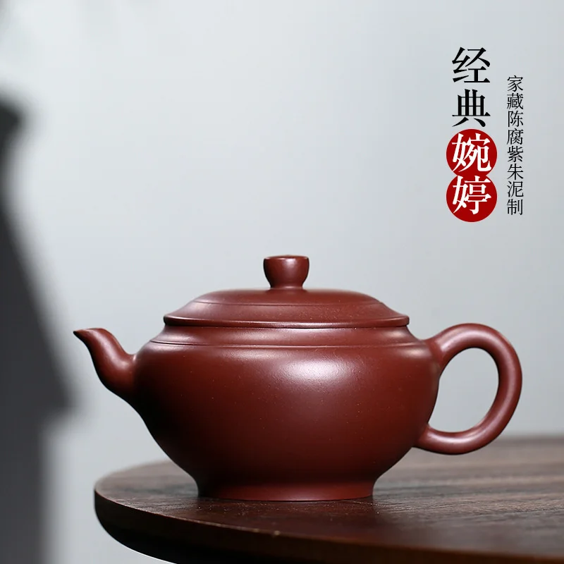 

Yixing, ручная работа, фиолетовая глиняная чаша, чайный горшок, необработанная руда, чайный набор, фиолетовый песок, горшок