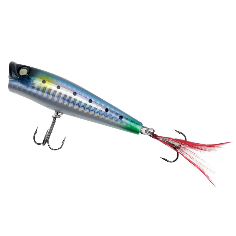 RUNATURE 1 шт Поплавковый Popper Рыбная приманка 8 5 см 15g искусственные Topwater жесткая
