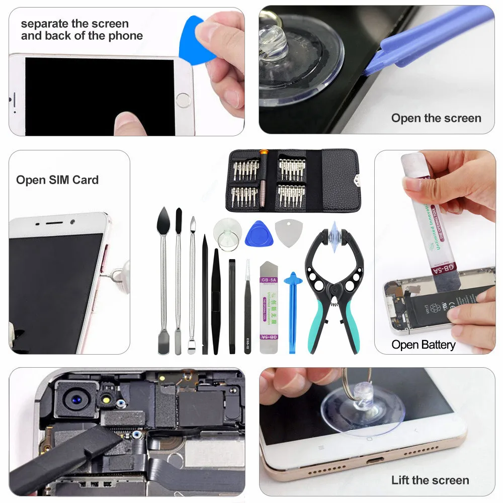 Набор инструментов для разборки и ремонта планшетов 38 в 1|Наборы мобильных