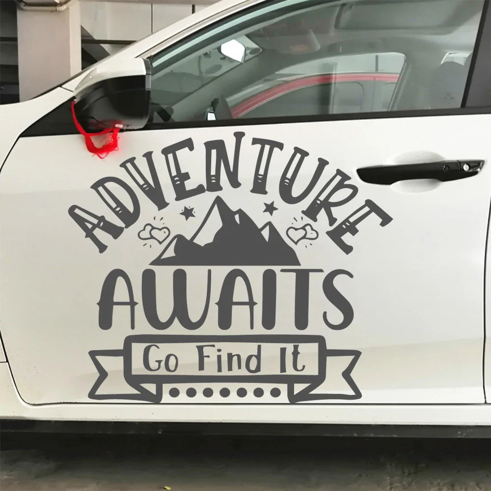 

Hot CAMPING LIFE Car Wrap Creative Vinyl Sticker On Car Stickers And Decals Window Sticker Car-Styling Decal
