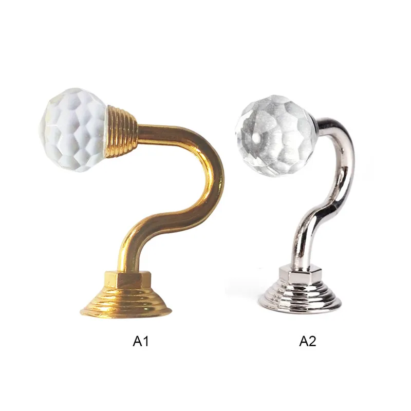 A Pair Of High-grade Crystal Hooks British Classic Small Curtain Accessories | Дом и сад