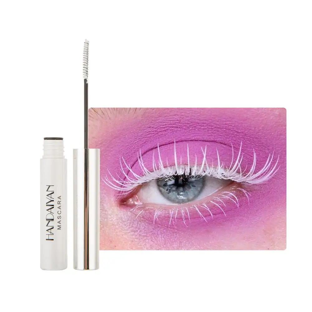 

Color Mascara Waterproof Fast Dry Eyelashes Curling Lengthening Makeup Eye Lashes Blue Green Red Purple Black White Ink Mascara