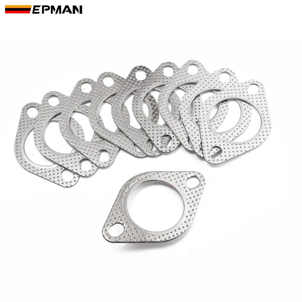 

EPMAN 2" Exhaust Catback Downpipe 2-Bolt Exhaust Gasket For Catback Exhaust Header Down Pipe Manifold Flange Gasket EPCGQ151S