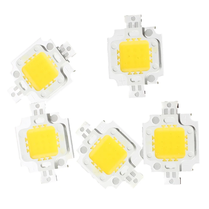 Акция! 5 PCS IC Светодиодная лампа теплый белый свет 10W 3200K 800LM 9 - 12V | Освещение