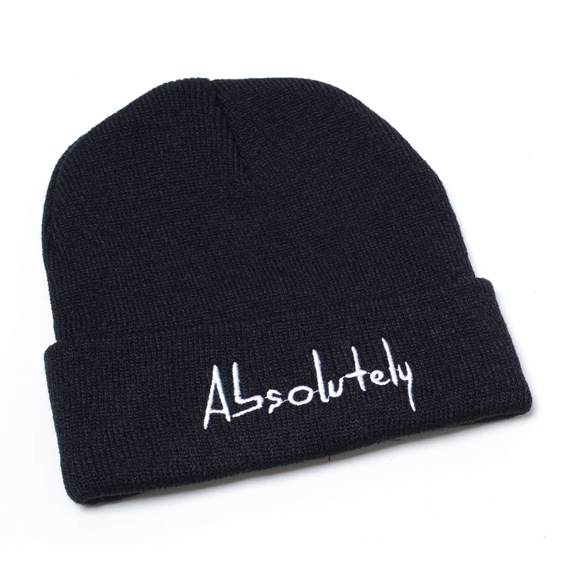 Зимние шапочки облегающие шапки для мужчин и женщин зимняя шапка с вышивкой