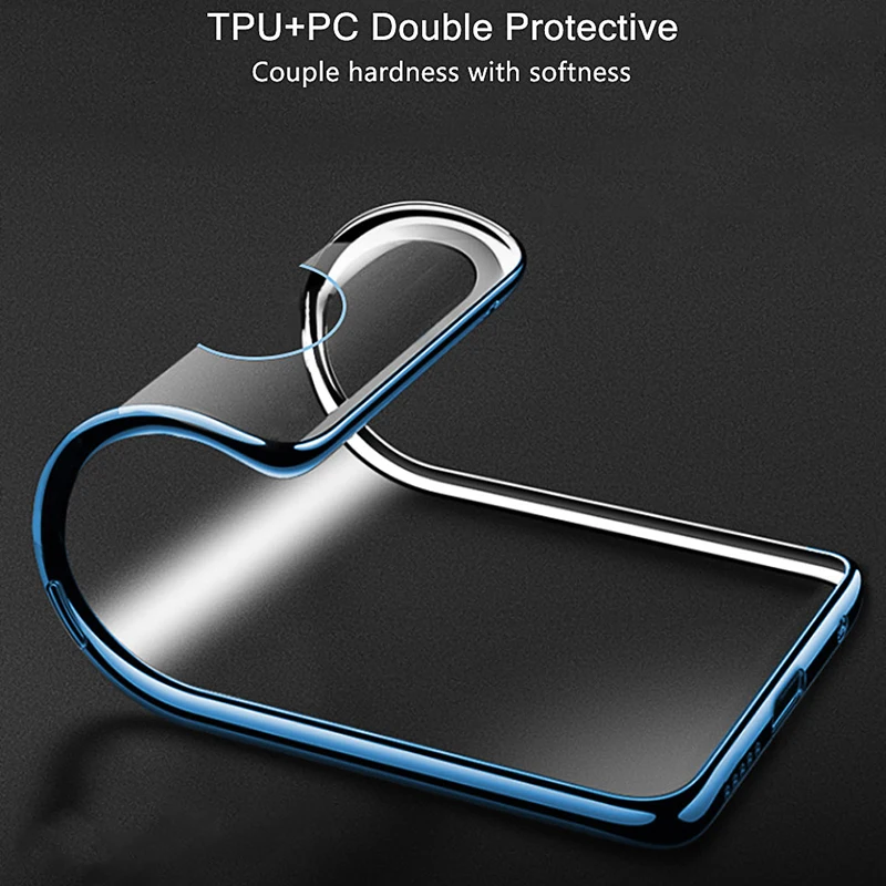 Чехол для телефона OnePlus 7 T чехол роскошный противоударный прозрачный силиконовый