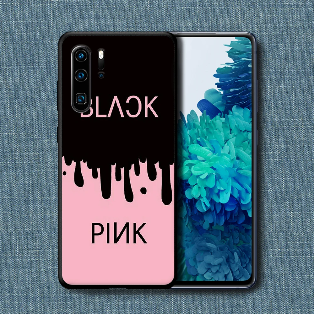 

Blackpinks Kpop Band Lisa Phone Case For Huawei P Mate Smart 10 20 30 40 Lite Z 2019 Pro black Shell Pretty Funda Painting