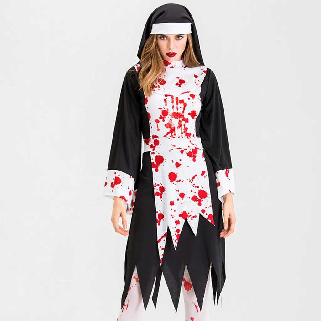 Страшные костюмы для женщин костюм вампира на Хеллоуин одежда день Святого