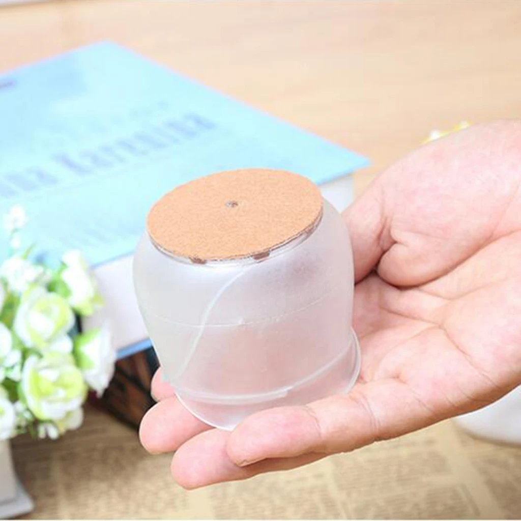 10 шт. протекторы для ножек стула круглые силиконовые колпачки прозрачные стула| |