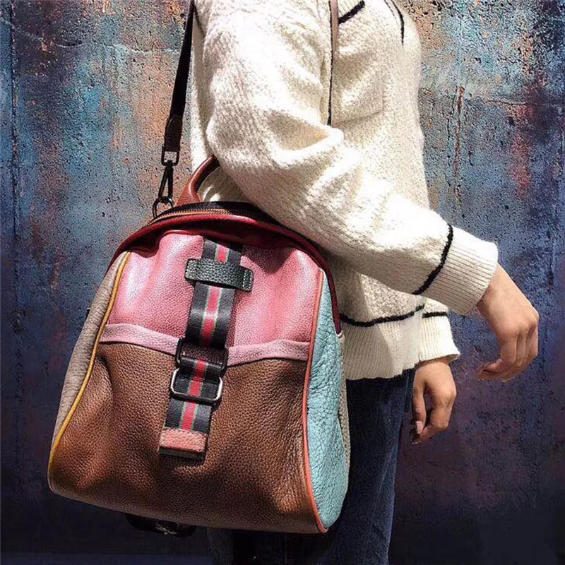 Сумка на плечо Nesitu из натуральной кожи цвета выбор|Женские рюкзаки| |