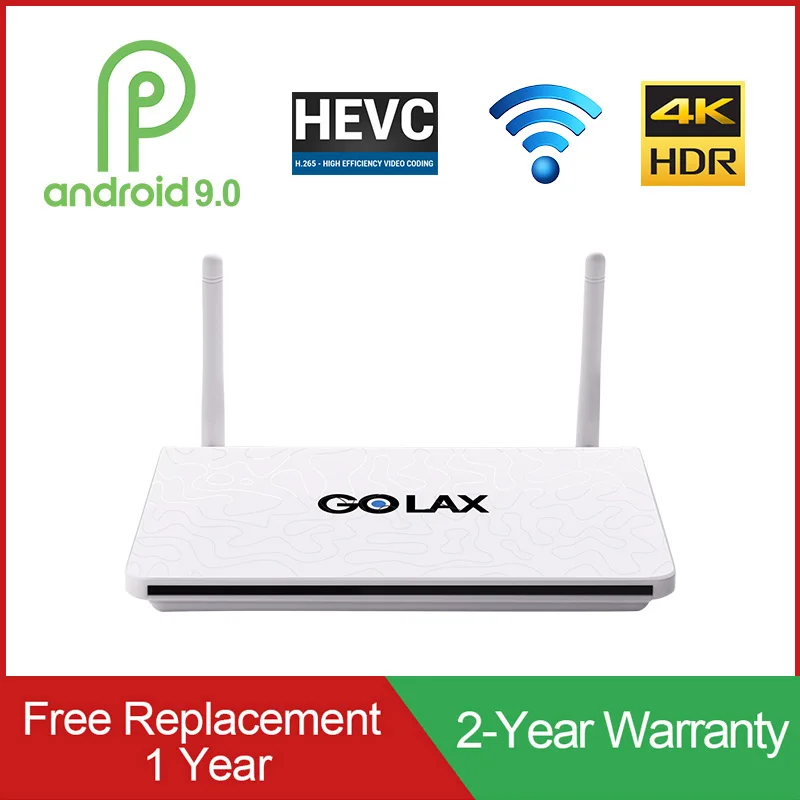 

GOLAX Q4 Android 9.0 Smart TV Box Amlogic S905W Quad Core Support 2.4G Wireless Wifi 4K Media Player 1G DDR3 8G EMMC Set top box
