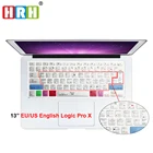 HRH ярлыки Logic Pro X крышка клавиатуры ярлык Печатный чехол для MacBook Air Pro Retina 13 