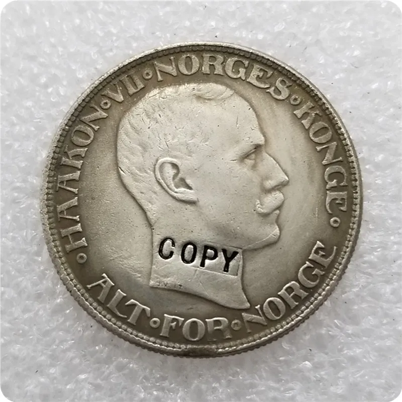 1908-1916 Норвегия 2 Kroner - Haakon VII копии монет | Дом и сад