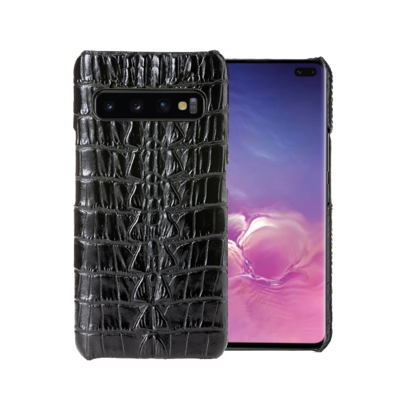 Чехол для телефона Samsung Galaxy A50 A70 S7 S8 S9 S10 Plus Note 8 9 10 крокодильим хвостом ребра