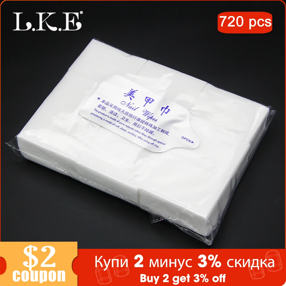 LKE безворсовые салфетки, салфетки, удаление маникюра, лак для ногтей, ватные диски, инструменты для дизайна ногтей, безворсовые салфетки для удаления геля для ногтей